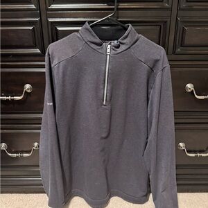 Men's Ping Golf Dark Grey Quarter-Zip Sweater